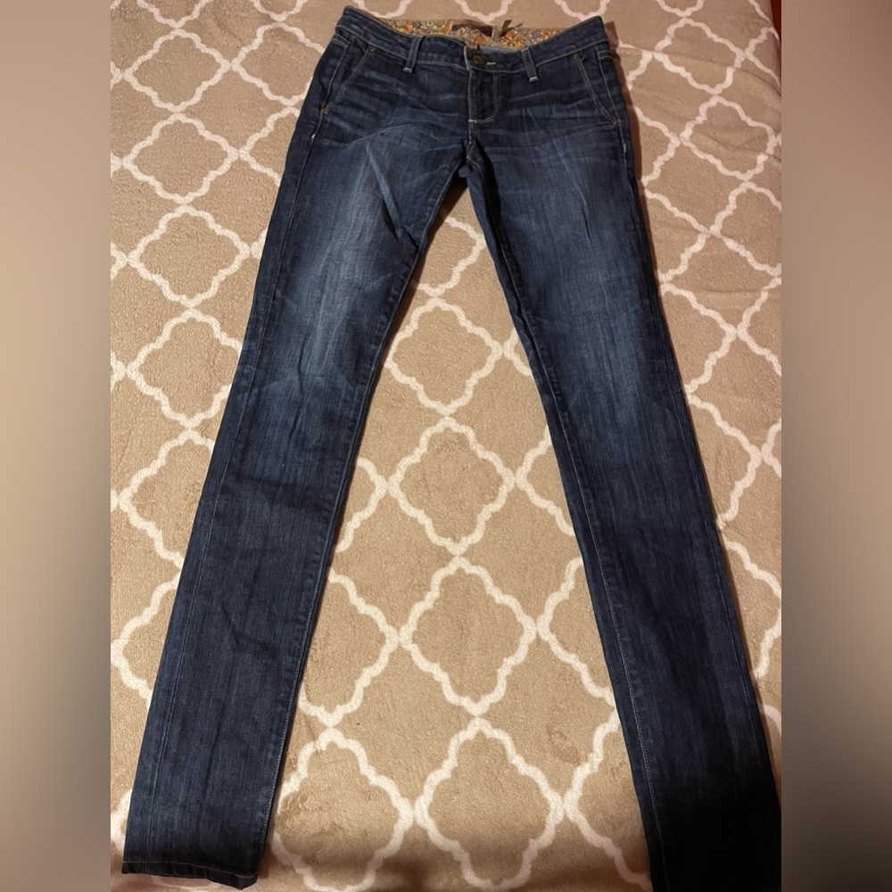 Paige Premium Denim Low Rise Flare Jeans